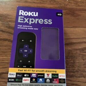 Roku Express HD Streaming Device with High-Speed HDMI Cable, Standard Remote